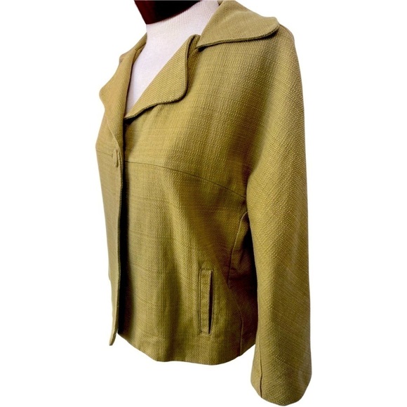 Boden Green Tweed Jacket Blazer Size 14 - Picture 2 of 9